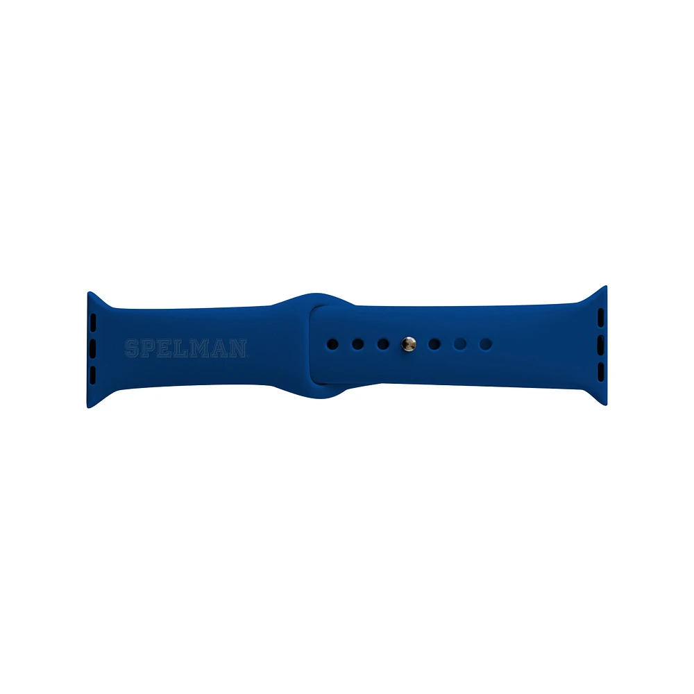 Blue Spelman College Jaguars 42-44mm Apple Watch Band