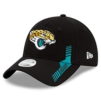 Women's New Era Black Jacksonville Jaguars 2021 NFL Sideline Home 9TWENTY Adjustable Hat