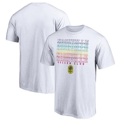 Men's White Nashville SC City Pride T-Shirt
