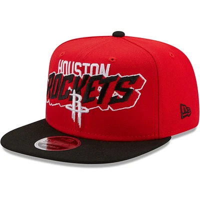 Men's New Era Red Houston Rockets Bold 9FIFTY - Snapback Hat