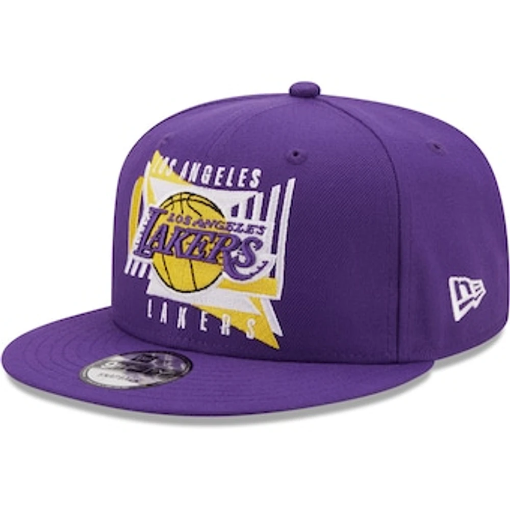 Men's New Era Purple Los Angeles Lakers Shapes 9FIFTY - Snapback Hat