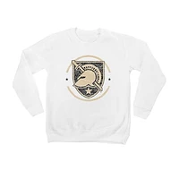 Youth White Army Black Knights End Zone Pullover Sweatshirt