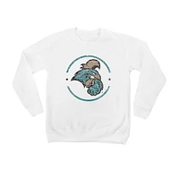 Youth White Coastal Carolina Chanticleers End Zone Pullover Sweatshirt