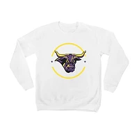 Youth White Minnesota State University Mankato End Zone Pullover Sweatshirt