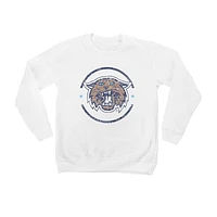 Youth White Villanova Wildcats End Zone Pullover Sweatshirt