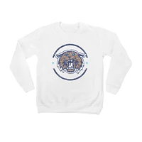 Youth White Villanova Wildcats End Zone Pullover Sweatshirt