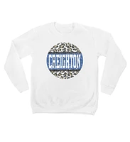 Youth White Creighton Bluejays Scoop & Score Pullover Sweatshirt