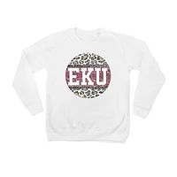 Youth White Eastern Kentucky Colonels Scoop & Score Pullover Sweatshirt