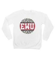 Youth White Eastern Washington Eagles Scoop & Score Pullover Sweatshirt