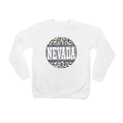Youth White Nevada Wolf Pack Scoop & Score Pullover Sweatshirt