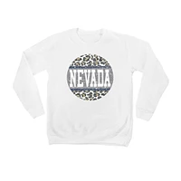 Youth White Nevada Wolf Pack Scoop & Score Pullover Sweatshirt