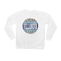 Youth White Villanova Wildcats Scoop & Score Pullover Sweatshirt