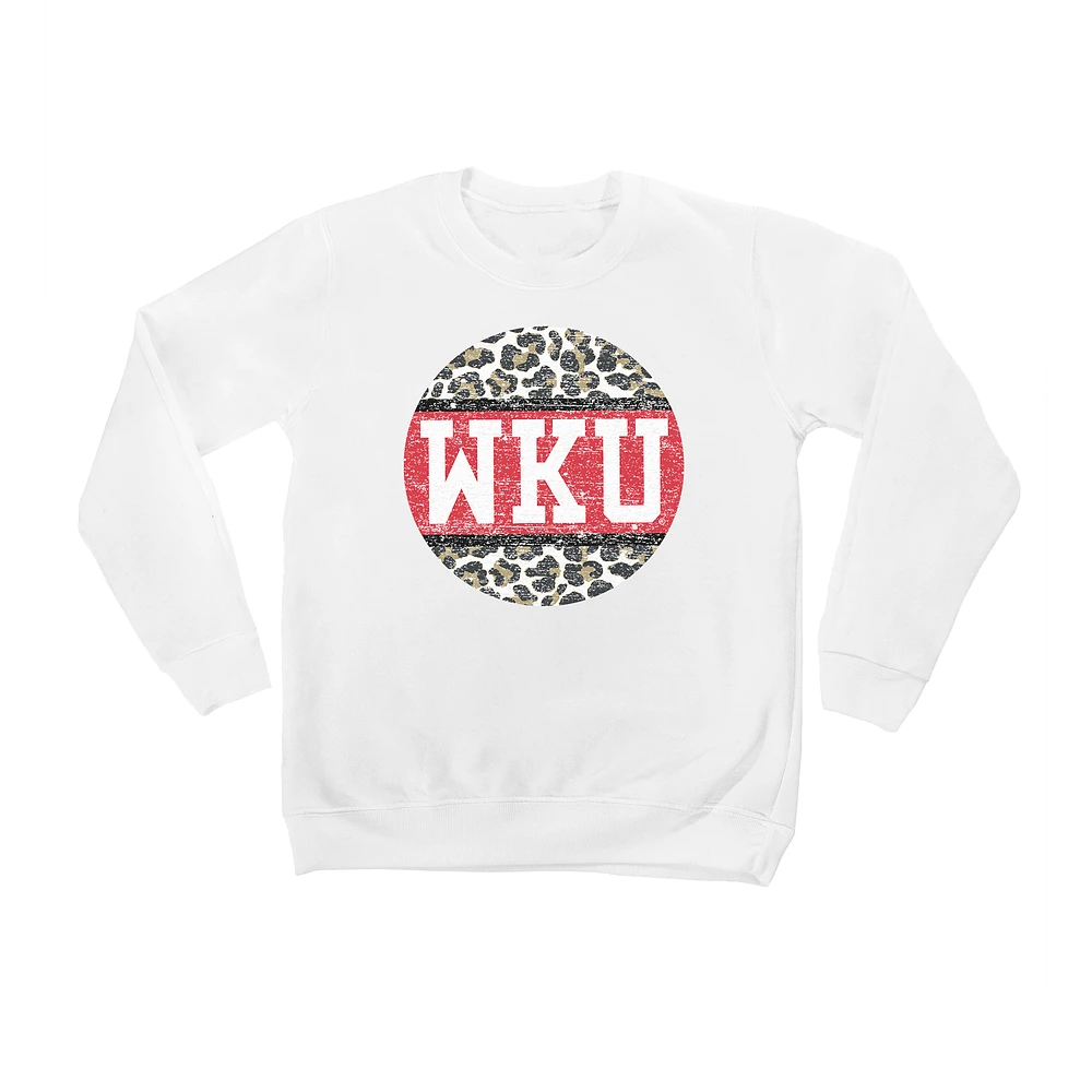 Youth White Western Kentucky Hilltoppers Scoop & Score Pullover Sweatshirt