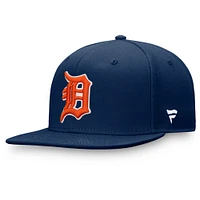 Men's Navy Detroit Tigers Cooperstown Collection Core Snapback Hat