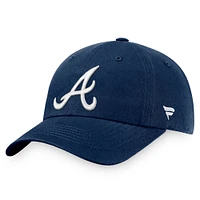 Men's Fanatics Navy Atlanta Braves Core Adjustable Hat