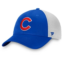 Men's Fanatics Royal/White Chicago Cubs Team Core Unstructured Trucker Adjustable Hat