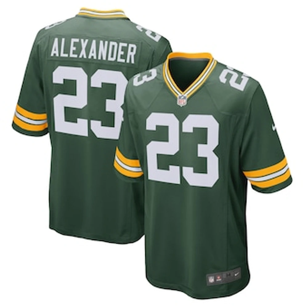 Men's Nike Jaire Alexander Green Bay Packers Game Team Jersey