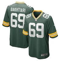 Men's Nike David Bakhtiari Green Green Bay Packers Game Team Jersey