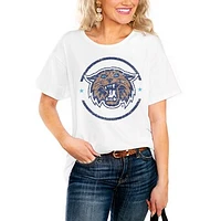 Women's White Villanova Wildcats End Zone Easy T-Shirt