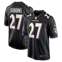 Men's Nike J.K. Dobbins Baltimore Ravens Game Jersey