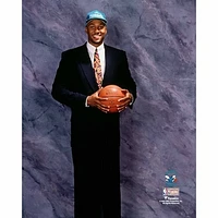 Alonzo Mourning Charlotte Hornets Unsigned 1992 Draft Night Portrait Photograph