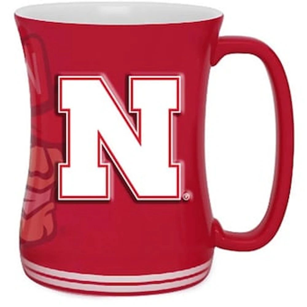 Nebraska Huskers 16oz. Sculpted Barista Mug