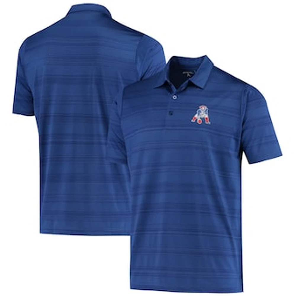 Men's Antigua Royal New England Patriots Throwback Compass Polo