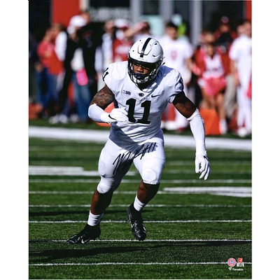 Micah Parsons Penn State Nittany Lions Autographed 16" x 20" Defensive Stance Photograph