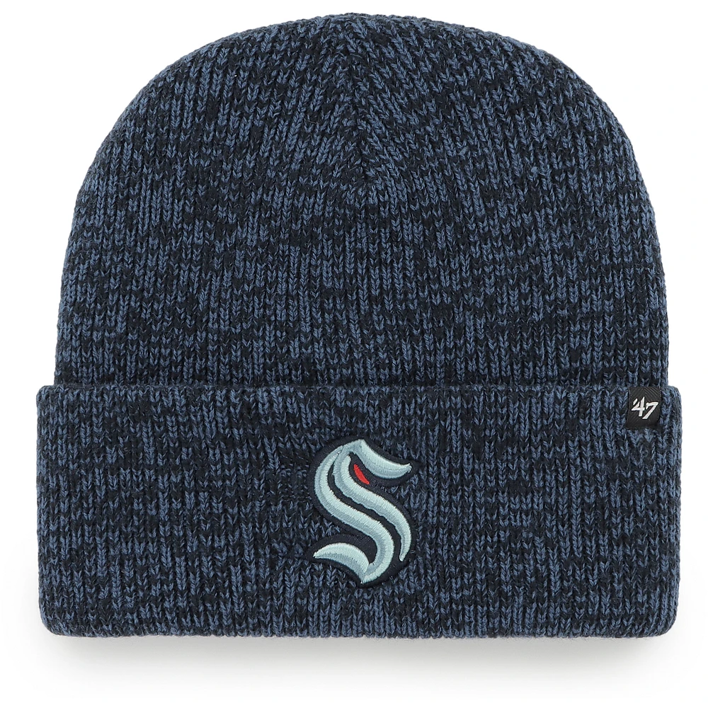 Men's '47 Deep Sea Blue Seattle Kraken Brain Freeze Cuffed Knit Hat