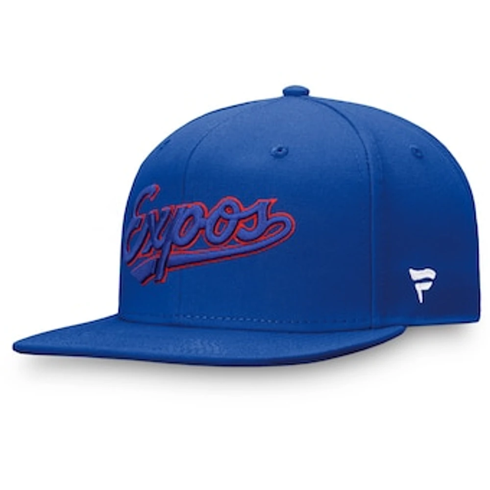 Men's Fanatics Blue Montreal Expos Cooperstown Collection - Fitted Hat