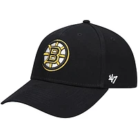 Men's '47 Black Boston Bruins Legend MVP Adjustable Hat