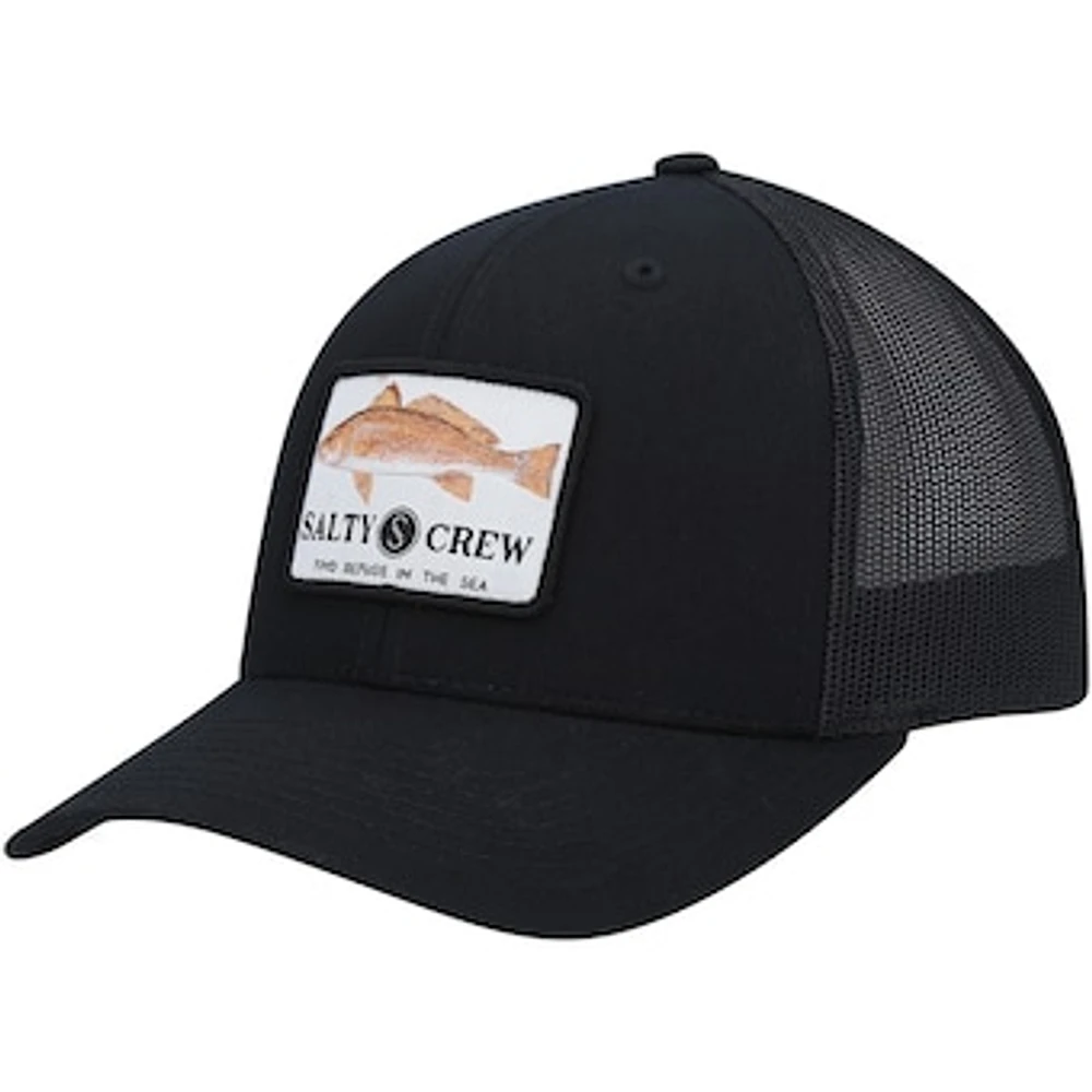 Men's Salty Crew Black Spot Tail Retro Trucker Snapback Hat