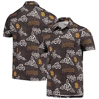 Men's Reyn Spooner Brown San Diego Padres Performance Polo