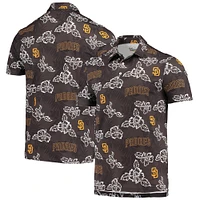 Men's Reyn Spooner Brown San Diego Padres Performance Polo