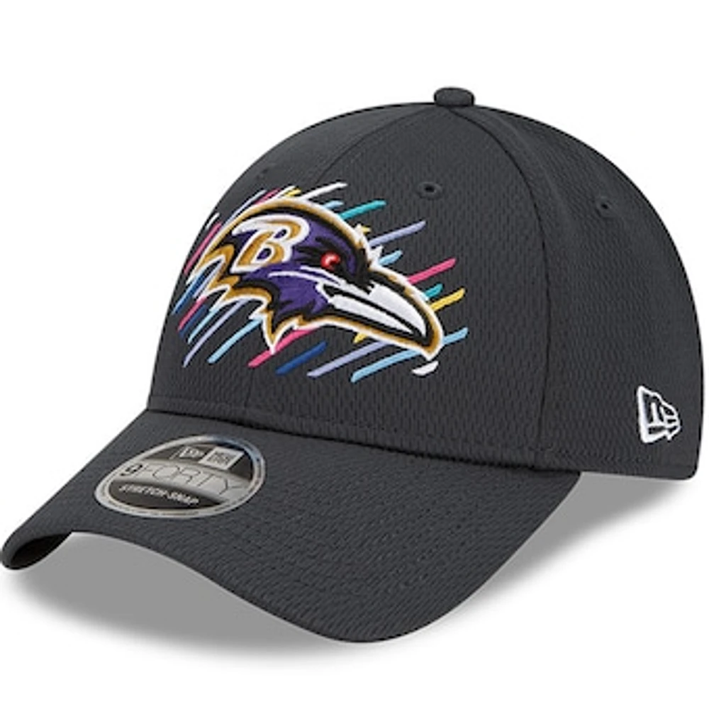 Men's New Era Charcoal Baltimore Ravens 2021 NFL Crucial Catch