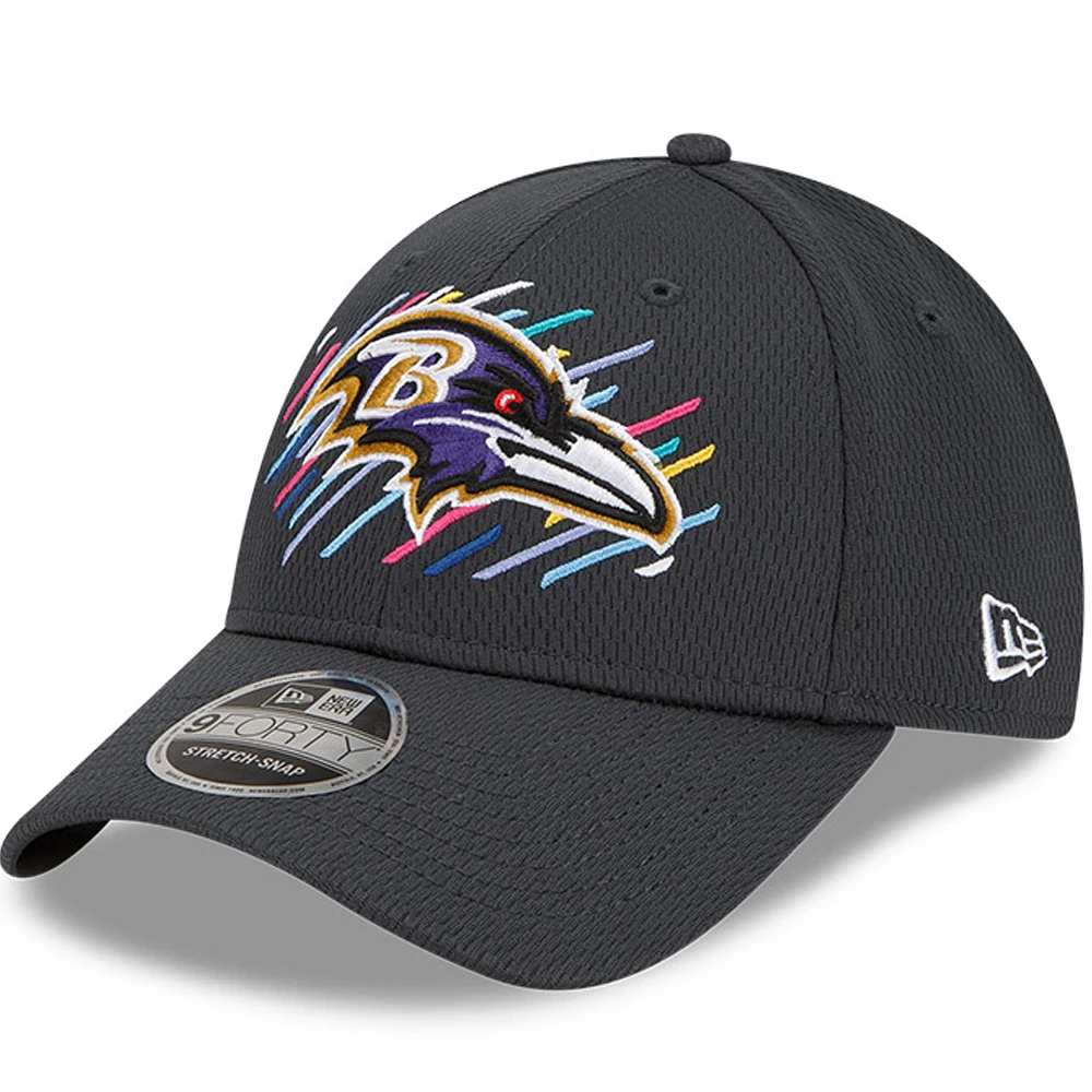 Men's New Era Charcoal Baltimore Ravens 2021 NFL Crucial Catch