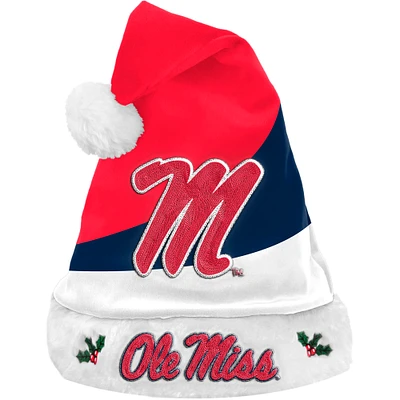 FOCO Ole Miss Rebels Colorblock Santa Hat