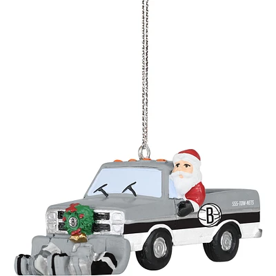 FOCO Brooklyn Nets Snow Plow Ornament