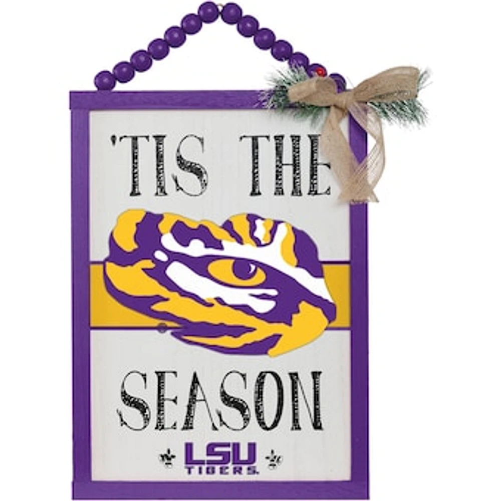 FOCO LSU Tigers 'Tis the Season Sign