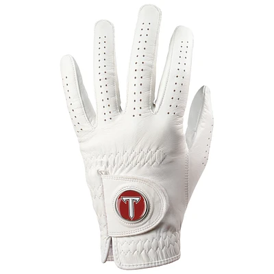 Men's White Troy University Trojans Golf Glove