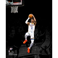 Shai Gilgeous-Alexander Oklahoma City Thunder Unsigned Shoots the Ball Photograph