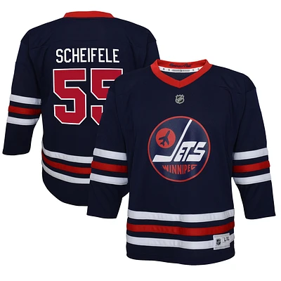 Toddler Mark Scheifele Navy Winnipeg Jets 2021/22 Alternate - Replica Player Jersey