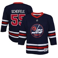 Toddler Mark Scheifele Navy Winnipeg Jets 2021/22 Alternate - Replica Player Jersey