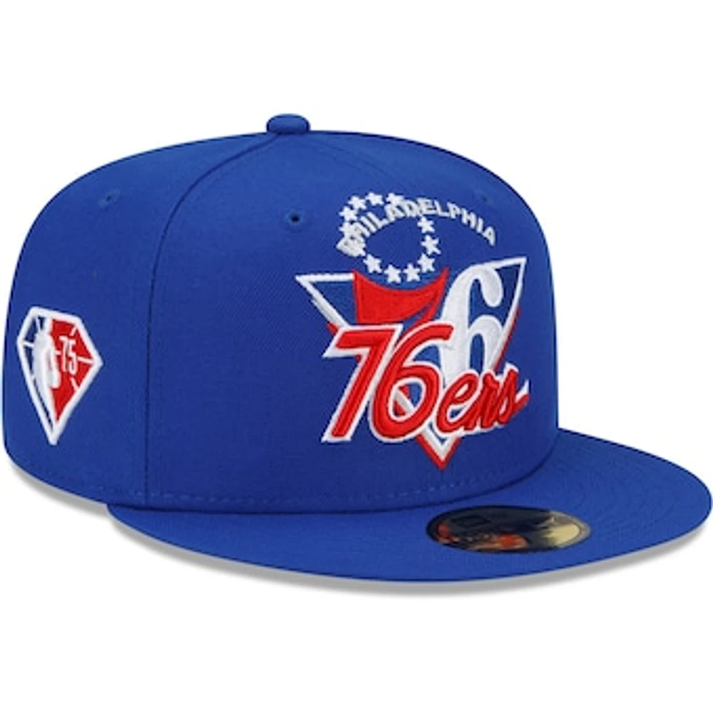 Men's New Era Royal Philadelphia 76ers 2021 NBA Tip-Off