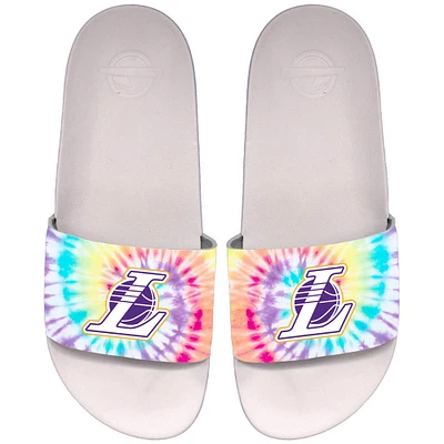 ISlide Los Angeles Lakers Tie-Dye Motto Slide Sandals