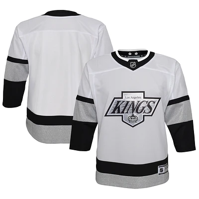 Youth White Los Angeles Kings 2021/22 Alternate - Premier Jersey