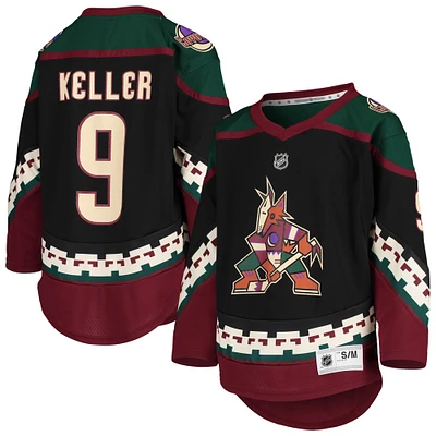 Youth Clayton Keller Black Arizona Coyotes Home Replica Player Jersey