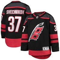 Youth Andrei Svechnikov Black Carolina Hurricanes Home Premier Player Jersey