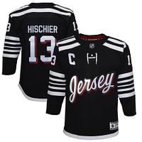 Youth Nico Hischier Black New Jersey Devils 2021/22 Alternate Premier Player