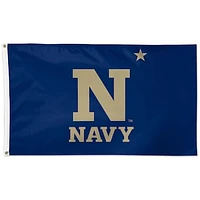 WinCraft Navy Midshipmen 3' x 5' Logo One-Sided Flag